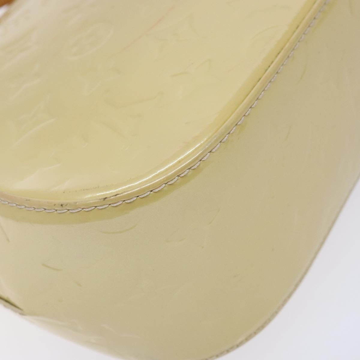 Louis Vuitton Bellflower Handbag Monogram Vernis, BEIGE, PATENT_LEATHER, Handbag