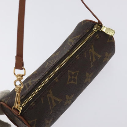 Louis Vuitton Papillon Pochette Monogram Canvas, BROWN, CANVAS, Handbag