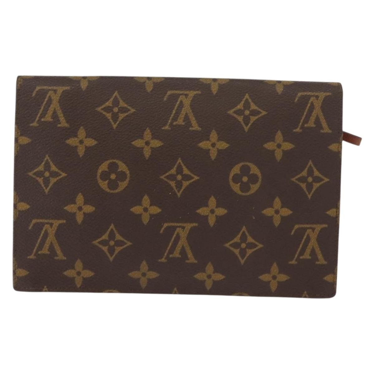 Louis Vuitton Pochette Rabat Monogram Canvas, BROWN, CANVAS, Clutche & pouche
