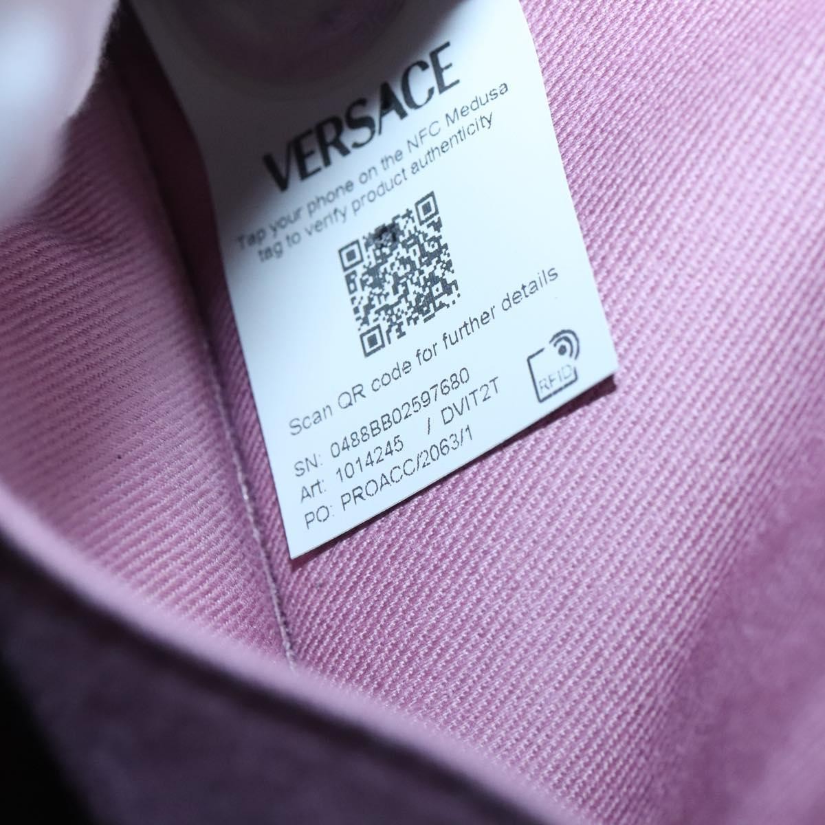 Versace Medusa Shoulder Bag Leather, BLACK, LEATHER, Shoulder bag