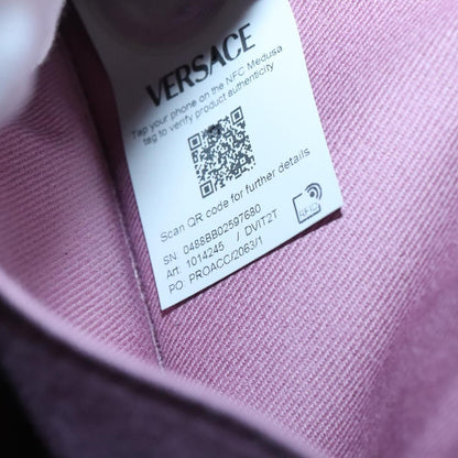 Versace Medusa Shoulder Bag Leather, BLACK, LEATHER, Shoulder bag