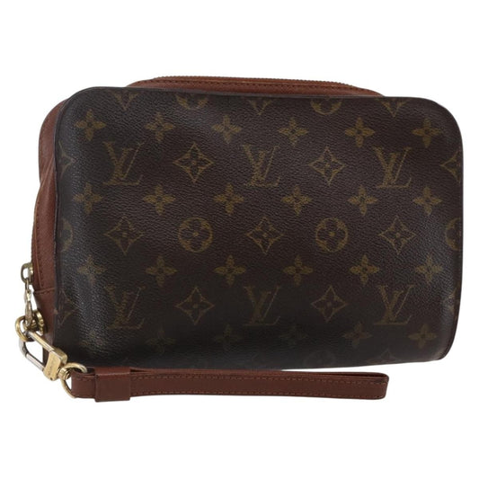 Louis Vuitton Pochette Orsay Monogram Canvas, BROWN, CANVAS, Clutche & pouche