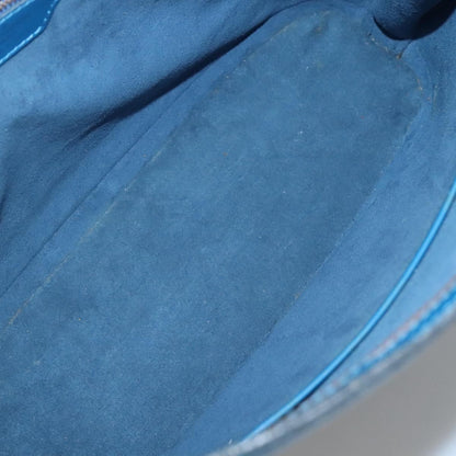 Louis Vuitton Lussac Handbag Epi Leather, BLUE, LEATHER, Shoulder bag