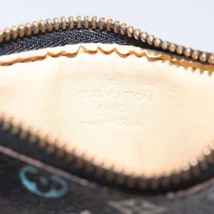 Louis Vuitton Pochette Clés Monogram Canvas, BLACK, CANVAS, Wallets