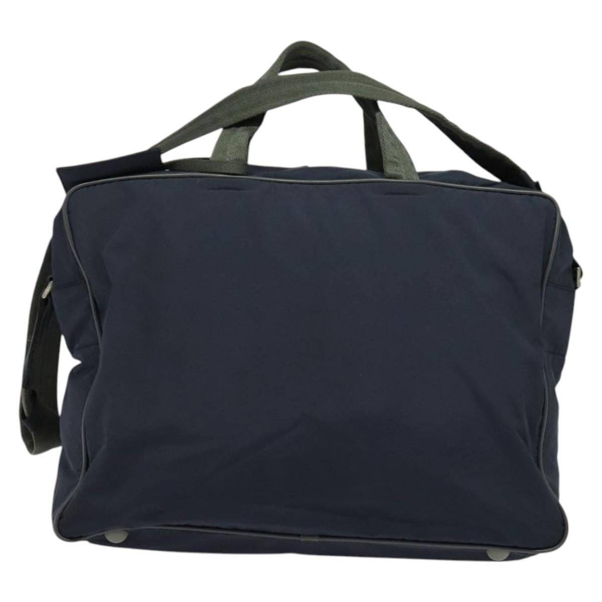 Prada Travel Boston Bag Nylon, NAVY, NYLON, Travel bag