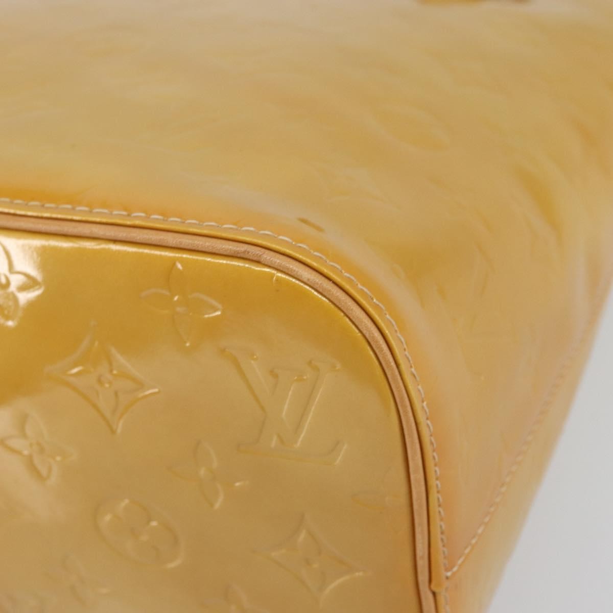 Louis Vuitton Houston Handbag Monogram Vernis, BEIGE, PATENT_LEATHER, Handbag