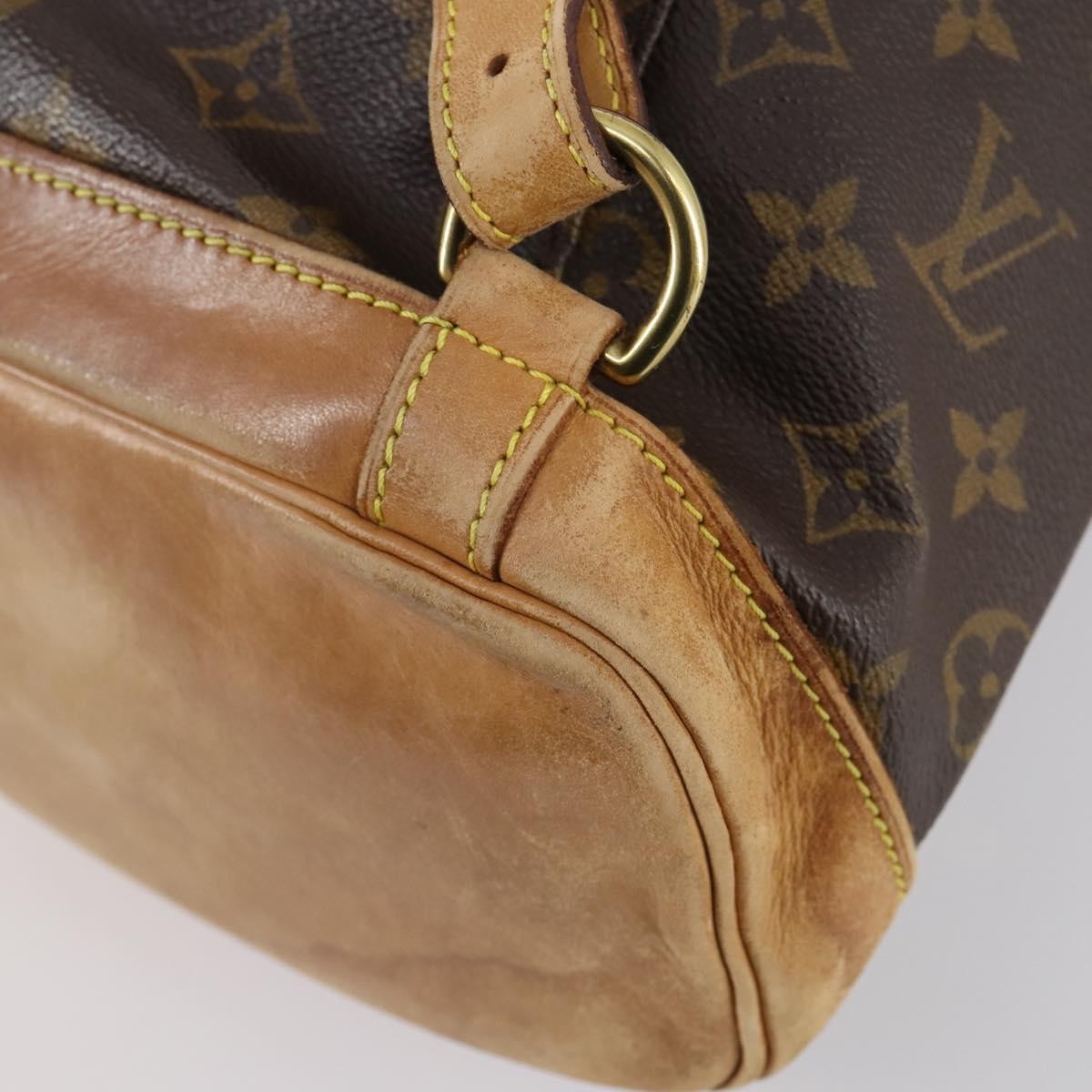 Louis Vuitton Vintage Montsouris Backpack Monogram Canvas, BROWN, CANVAS, Backpack