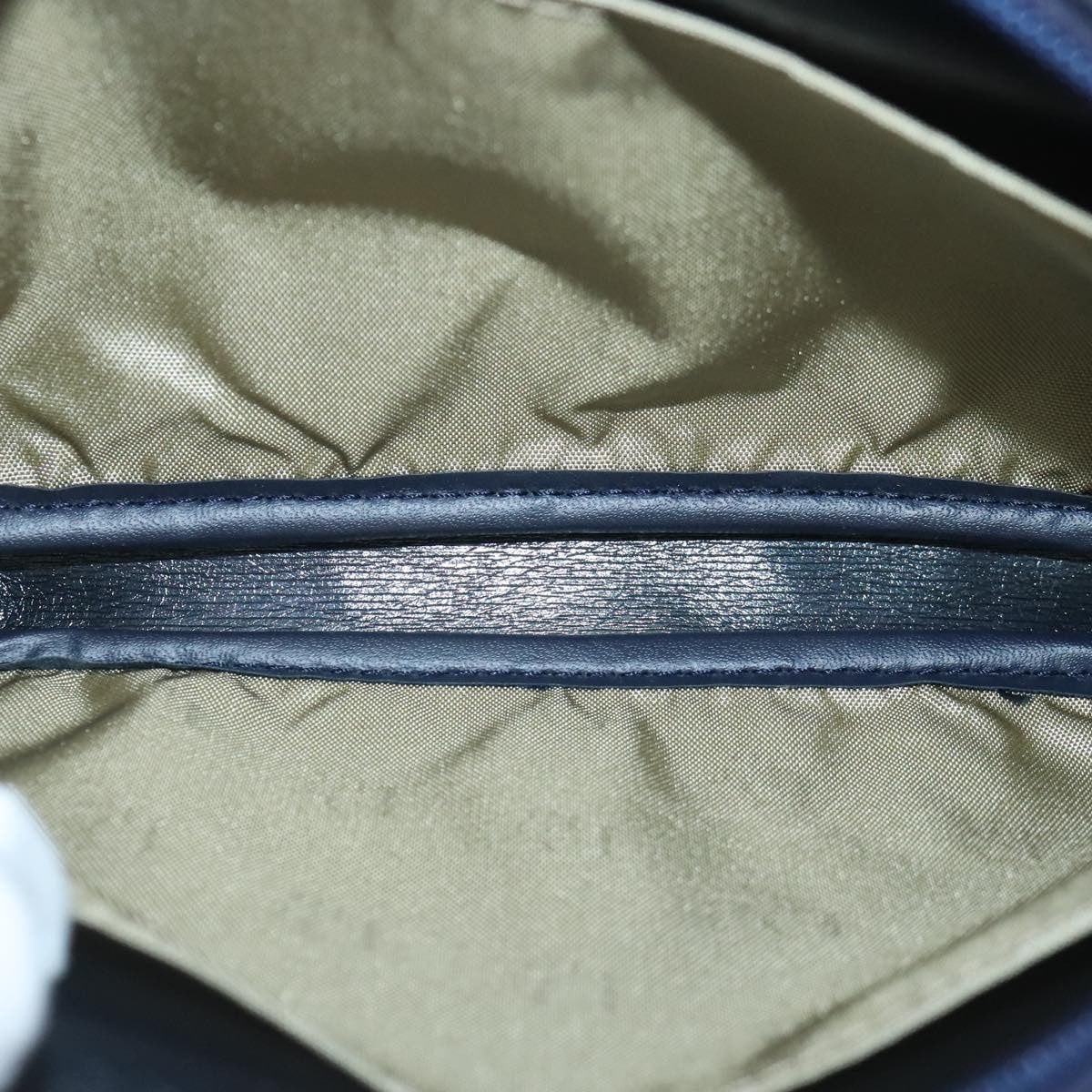 Christian Dior Pouch Leather, BEIGE, NYLON, Clutche & pouche