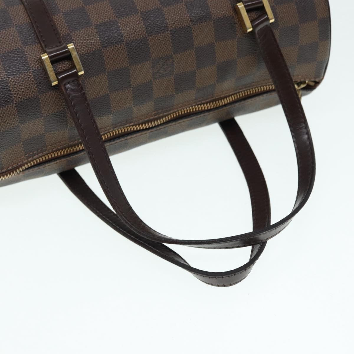 Louis Vuitton Papillon Handbag Damier, BROWN, CANVAS, Handbag
