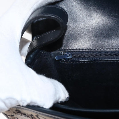 Celine C Sulky Shoulder bag Canvas, NAVY, CANVAS, Shoulder bag