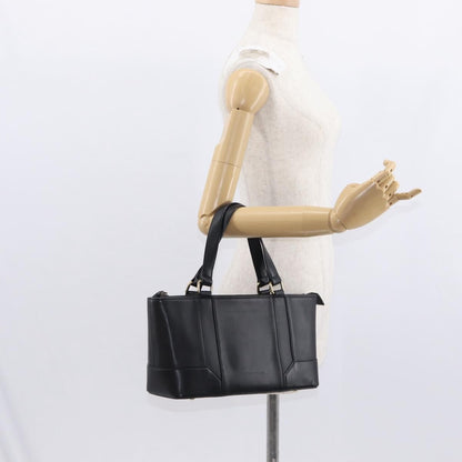 Burberry Vintage tote bag Leather, BLACK, LEATHER, Tote bag