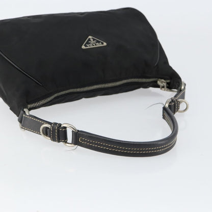 Prada Vintage Shoulder Bag Tessuto, BLACK, NYLON, Shoulder bag