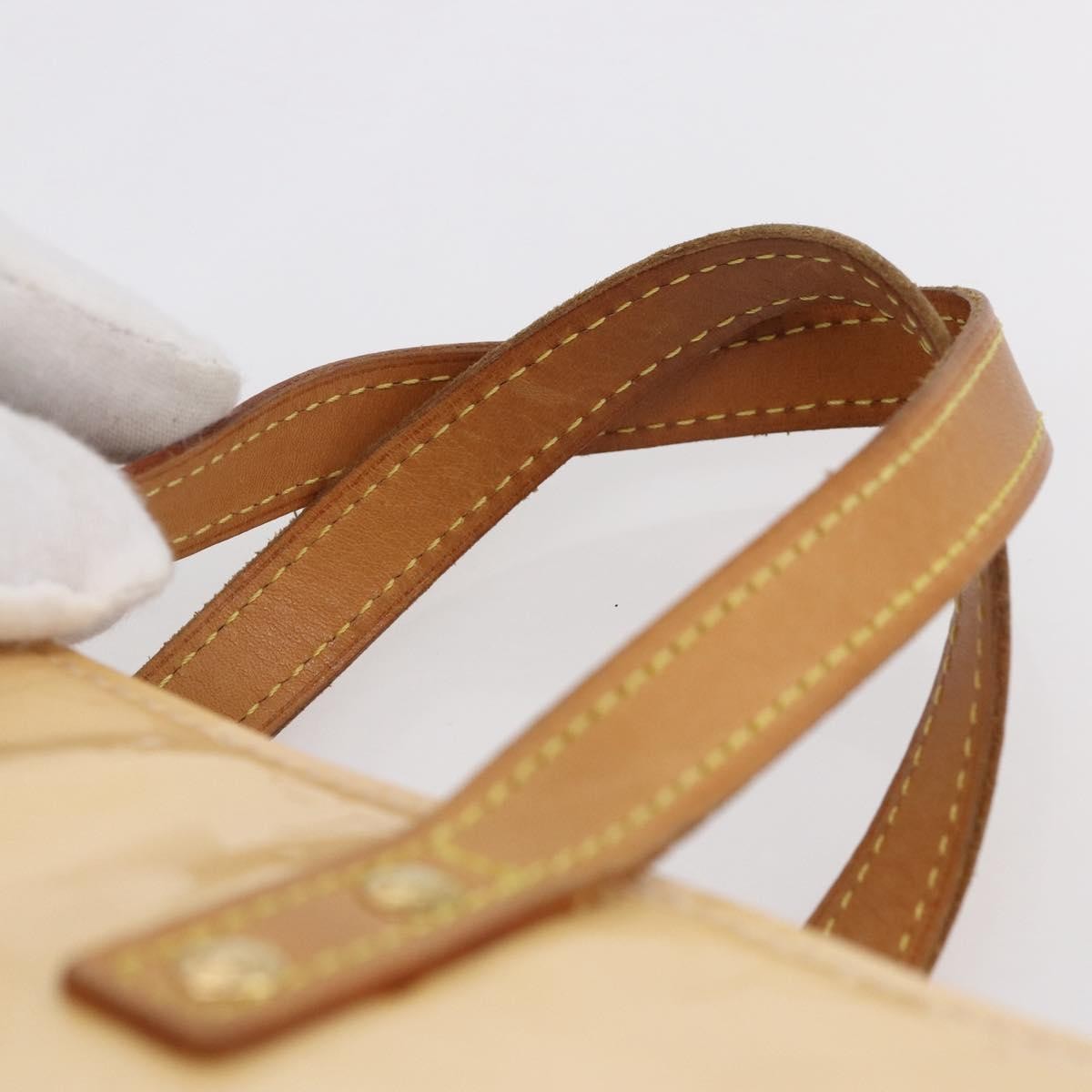 Louis Vuitton Reade Handbag Monogram Vernis, BEIGE, PATENT_LEATHER, Handbag