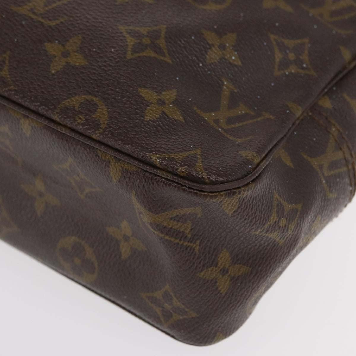 Louis Vuitton Trousse Toiletry Pouch Monogram Canvas, BROWN, CANVAS, Toiletry Case