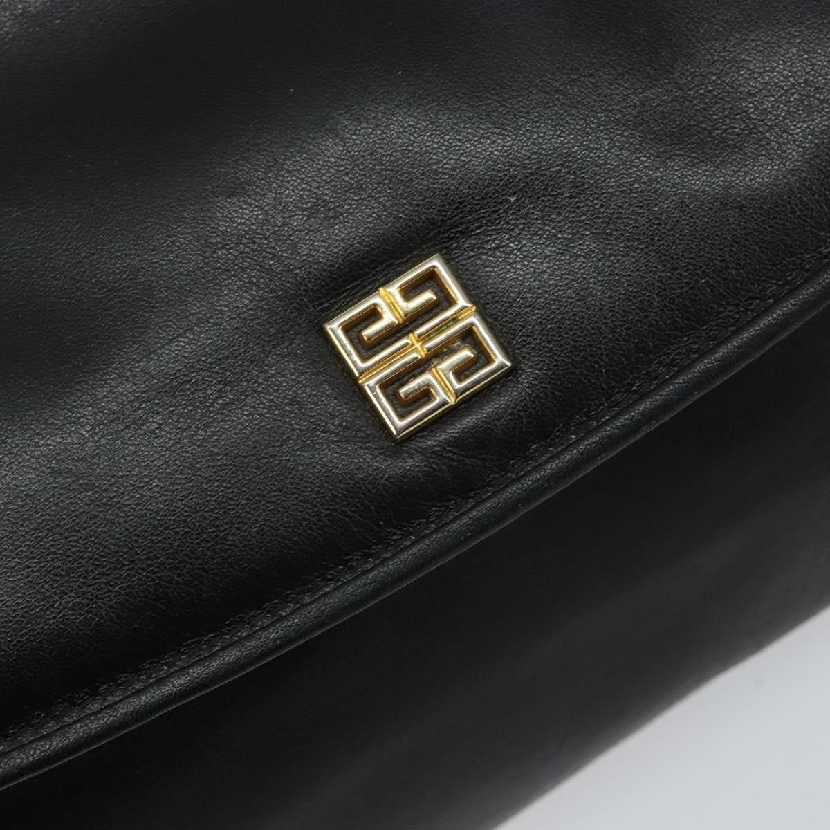 Givenchy 4G pouch Leather, BLACK, LEATHER, Clutche & pouche