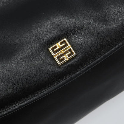 Givenchy 4G pouch Leather, BLACK, LEATHER, Clutche & pouche