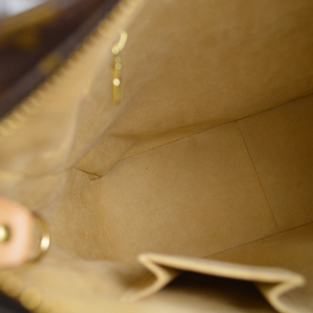 Louis Vuitton Looping Handbag Monogram Canvas, BROWN, CANVAS, Handbag