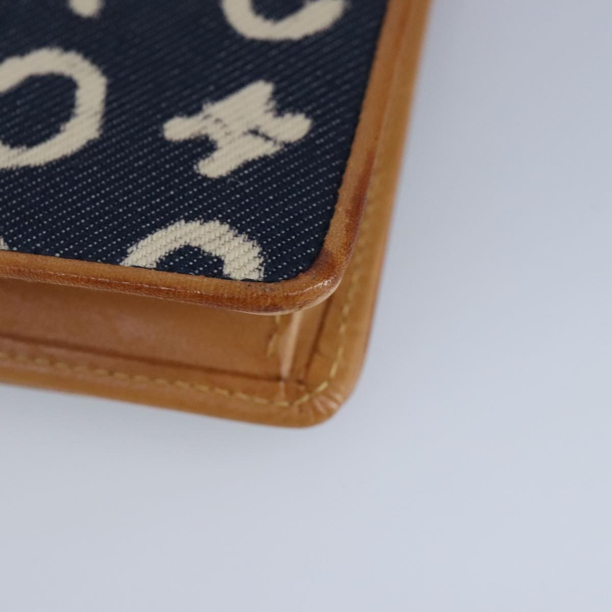 Celine Vintage Macadam Shoulder Bag C Macadam canvas, BLUE, CANVAS, Shoulder bag