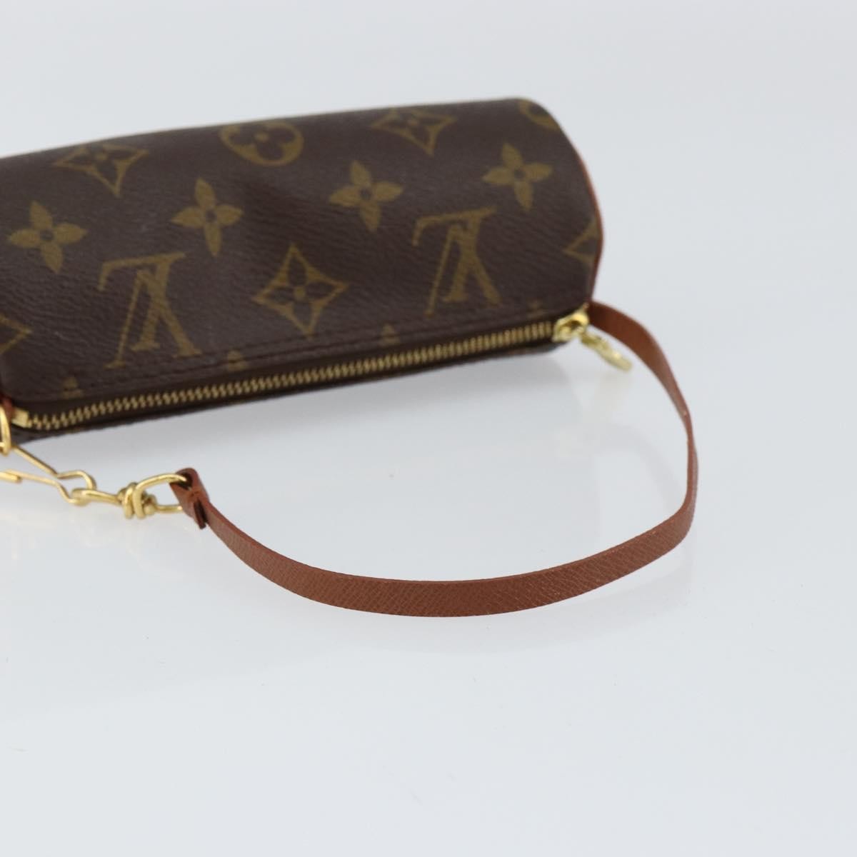 Louis Vuitton Papillon Pochette Monogram Canvas, BROWN, CANVAS, Clutche & pouche