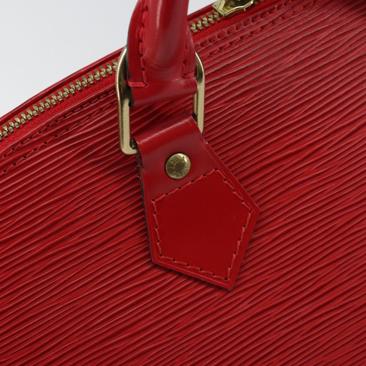 Louis Vuitton Alma Handbag Epi Leather, RED, LEATHER, Handbag