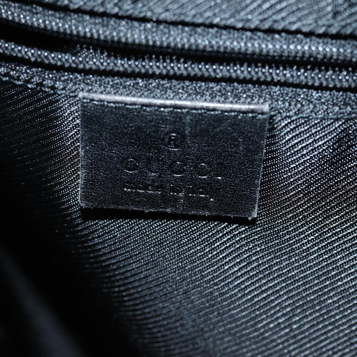 Gucci Vintage Bamboo Handle Tote Canvas, BLACK, CANVAS, Tote bag