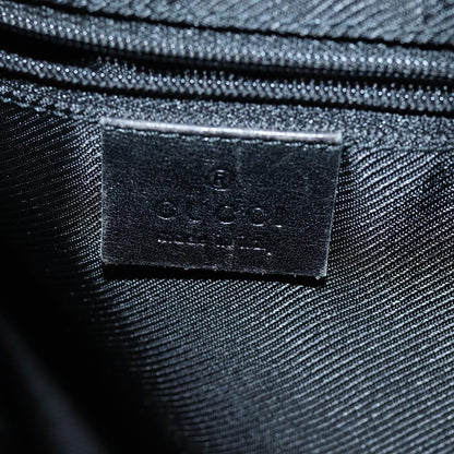 Gucci Vintage Bamboo Handle Tote Canvas, BLACK, CANVAS, Tote bag