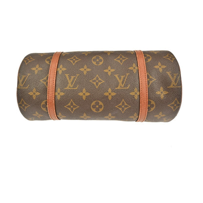 Louis Vuitton Papillon Handbag Monogram Canvas, BROWN, CANVAS, Handbag