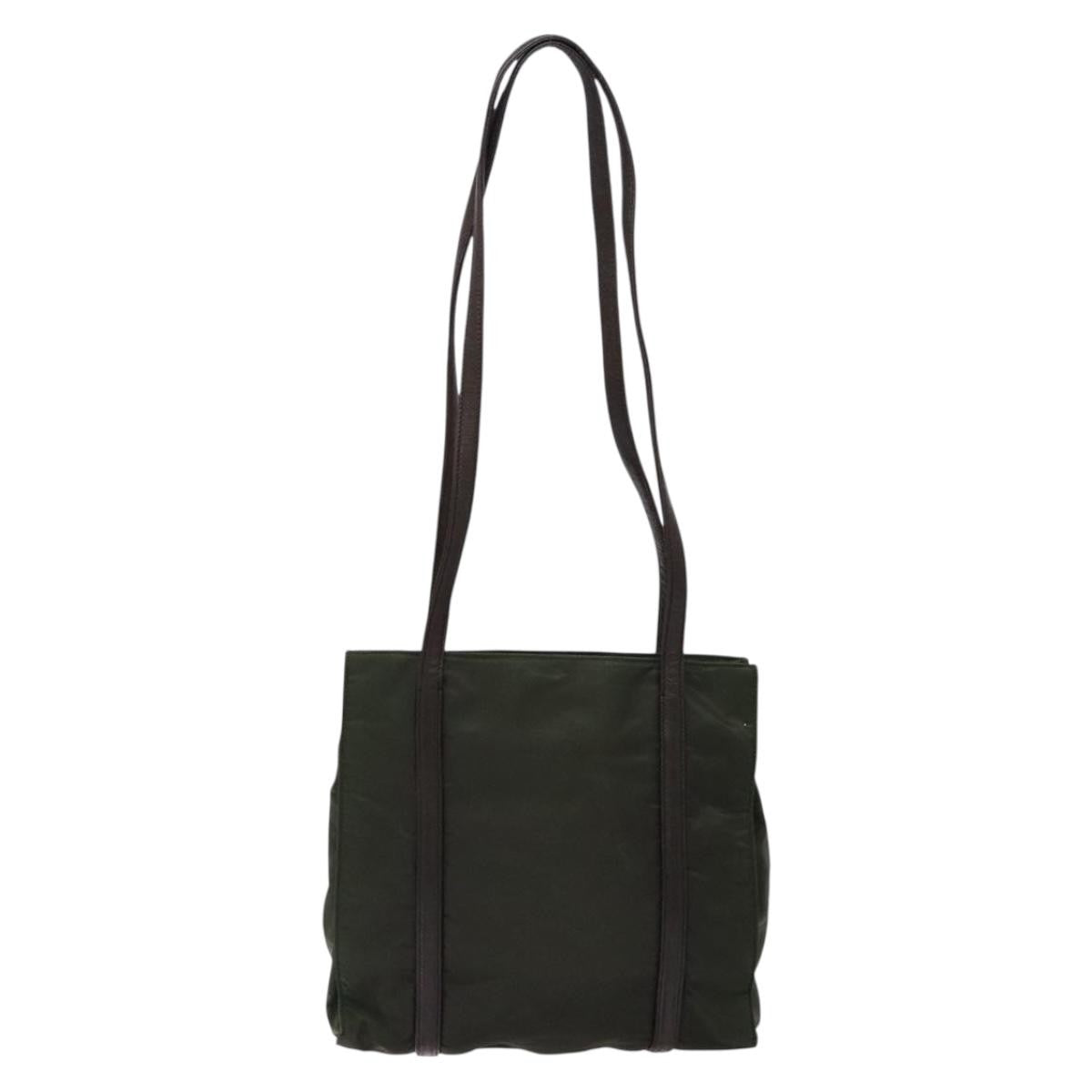 Prada Vintage Shoulder Bag Tessuto, KHAKI, NYLON, Shoulder bag