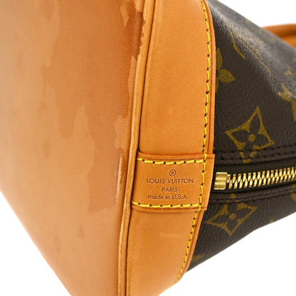 Louis Vuitton Alma Handbag Monogram Canvas, BROWN, CANVAS, Handbag