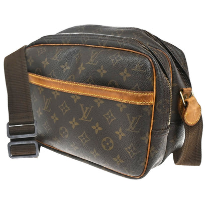 Louis Vuitton Reporter Bag Monogram Canvas, BROWN, CANVAS, Shoulder bag