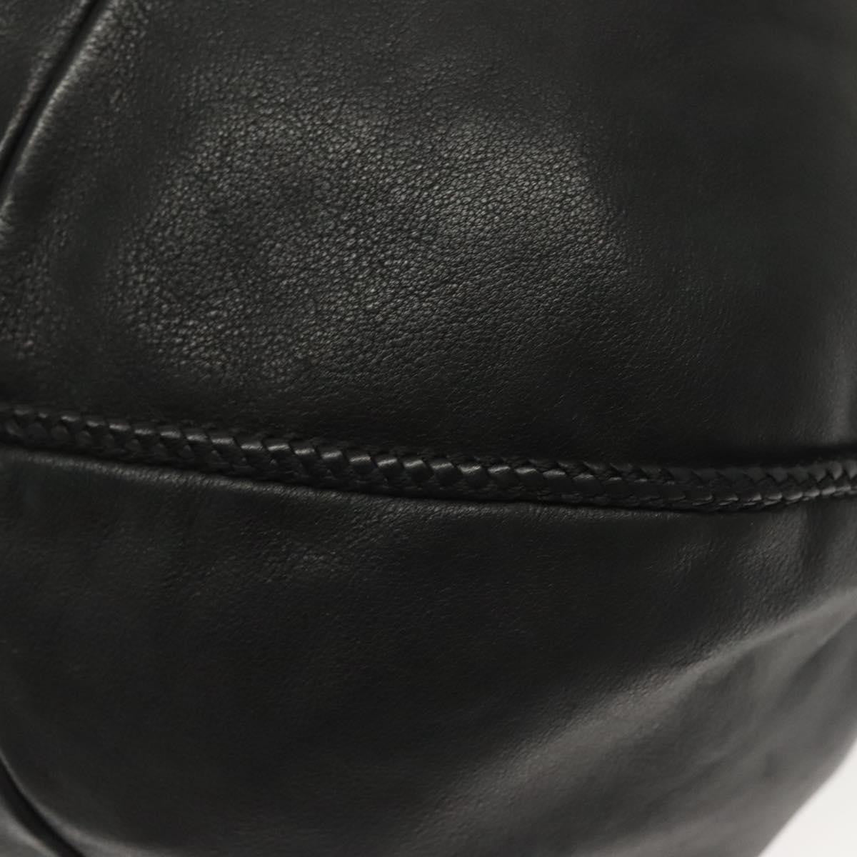 Gucci Marrakech Shoulder Bag Leather, BLACK, LEATHER, Tote bag