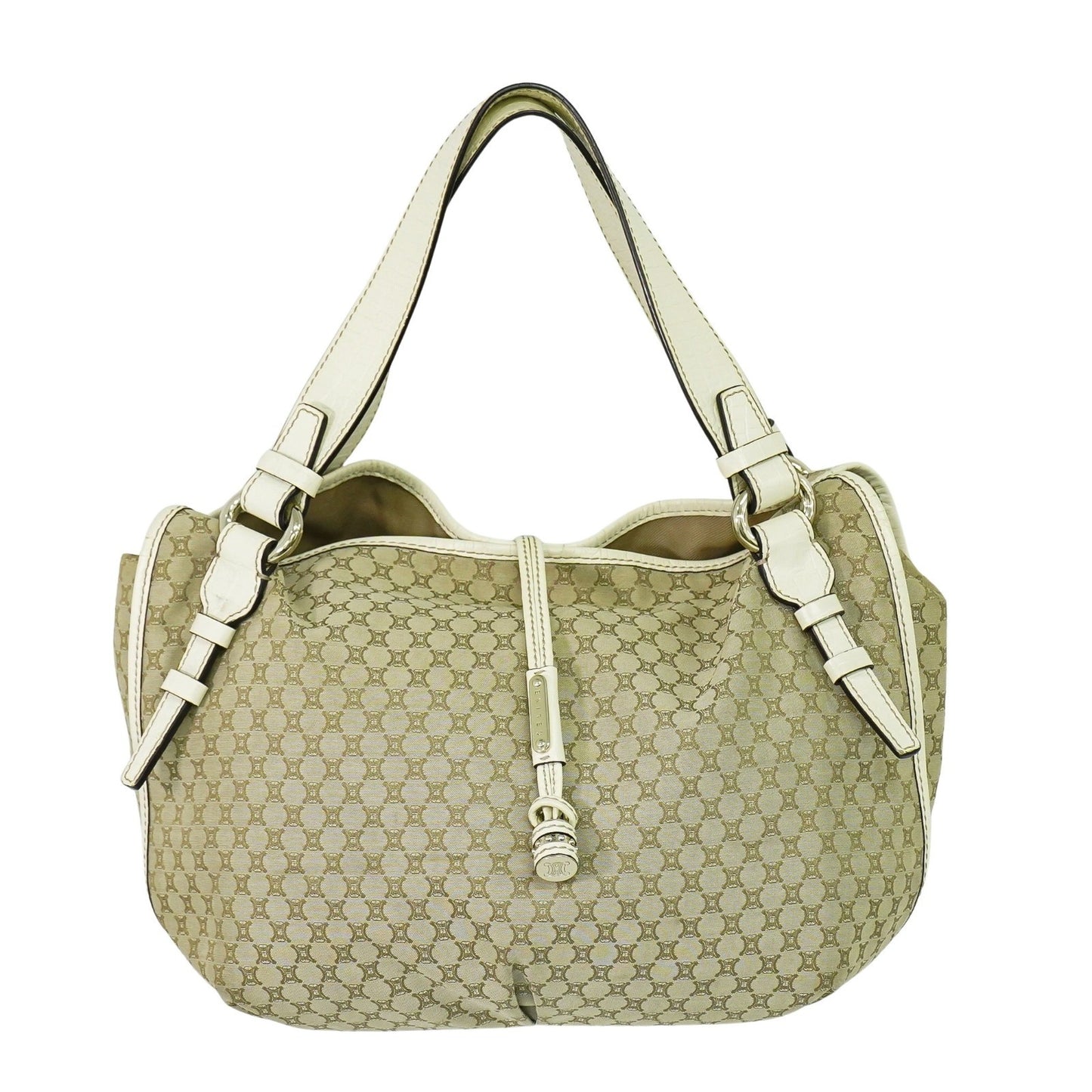 Celine Bittersweet Canvas, BEIGE, CANVAS, Tote bag