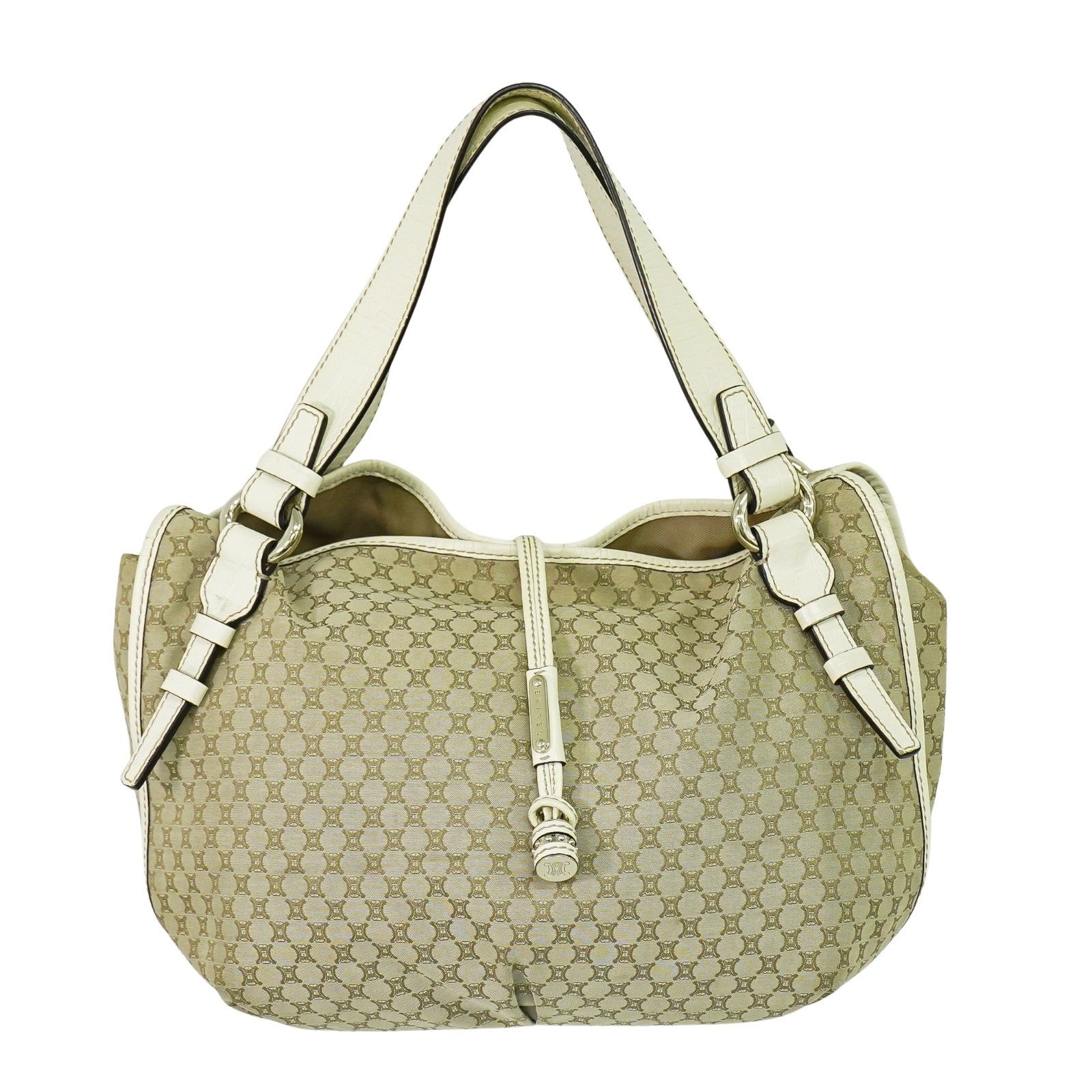 Celine Bittersweet Canvas, BEIGE, CANVAS, Tote bag