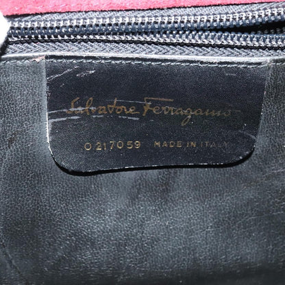 Salvatore Ferragamo Vala Shoulder Bag Patent Leather, BURGUNDY, PATENT_LEATHER, Shoulder bag