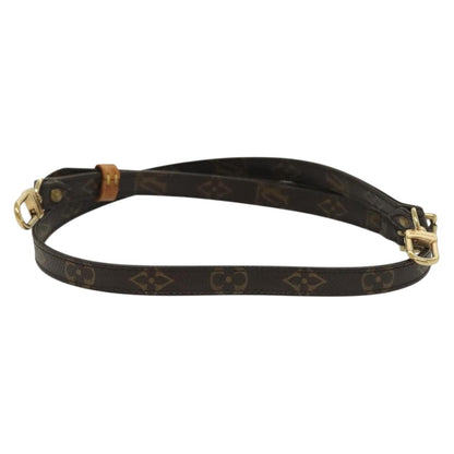 Louis Vuitton Adjustable Shoulder Strap Monogram Canvas, BROWN, CANVAS, Straps