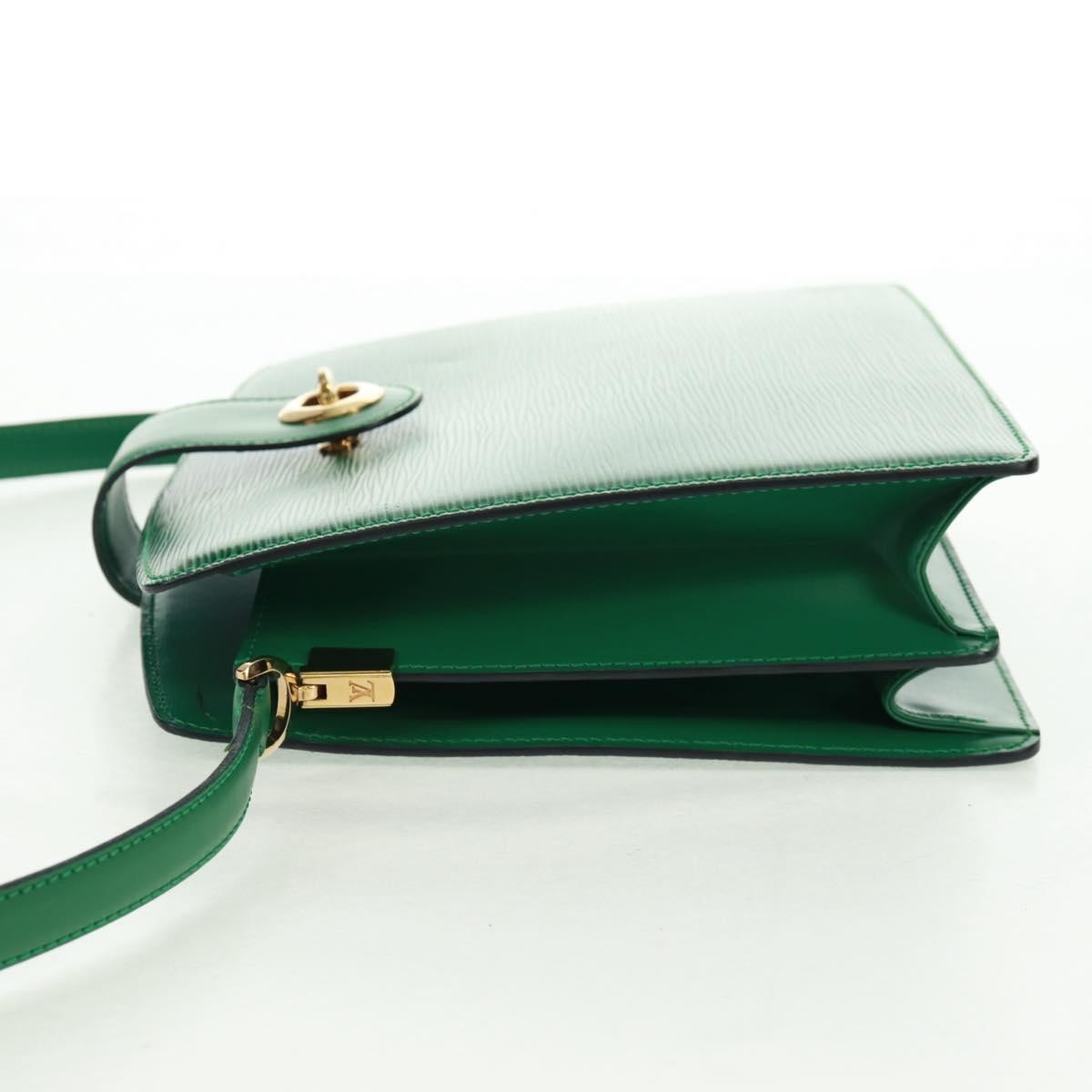 Louis Vuitton Capucines Shoulder Bag Epi Leather, GREEN, LEATHER, Shoulder bag