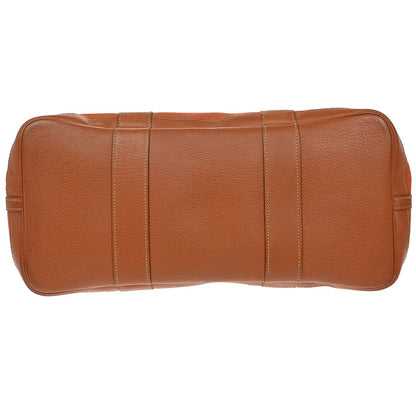 Hermes Garden Party Tote Canvas and Leather, ORANGE, CANVAS, Tote bag