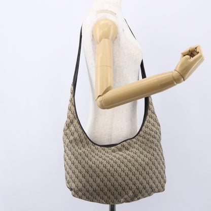 Bottega Veneta Vintage Shoulder Bag Canvas, BEIGE, CANVAS, Shoulder bag