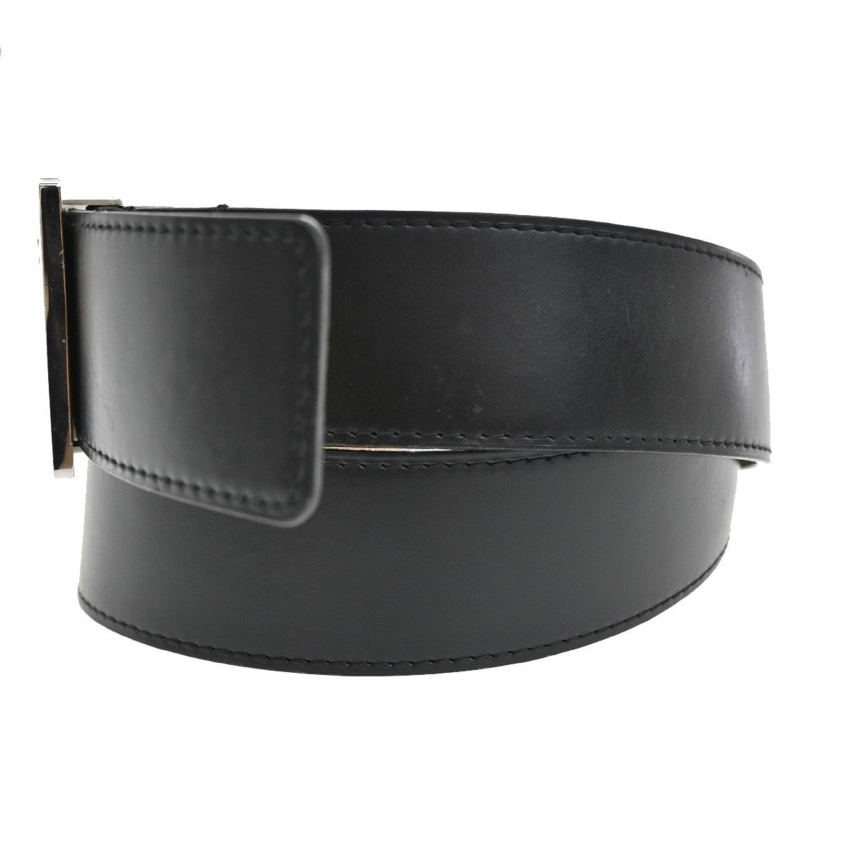 Louis Vuitton Travelling Requisites Belt Leather, BLACK, LEATHER, Belts