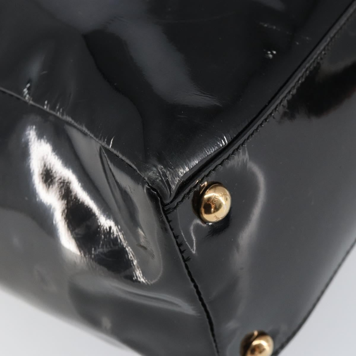Salvatore Ferragamo Vala tote Patent Leather, BLACK, PATENT_LEATHER, Tote bag