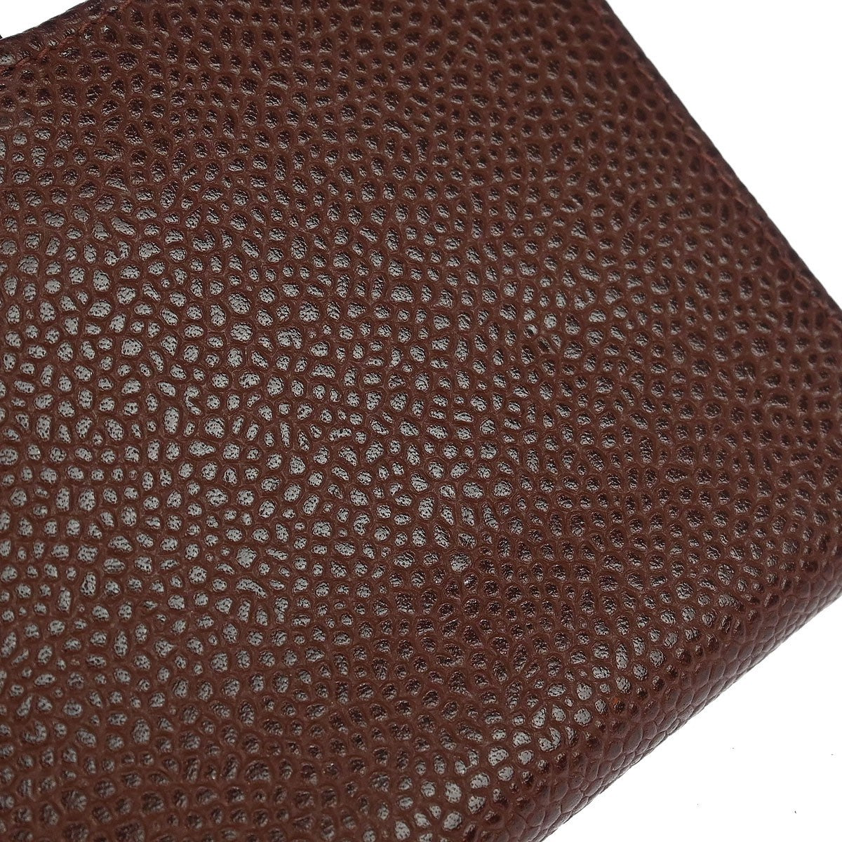 Chanel CC Bifold Wallet Quilted Caviar, BROWN, LEATHER, Wallets
