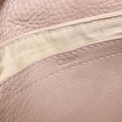 Chloe Lily Shoulder bag Leather, PURPLE, LEATHER, Shoulder bag