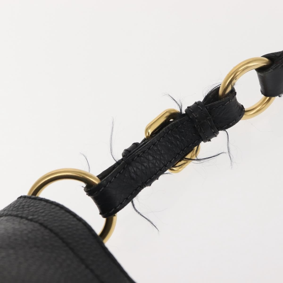 Prada Side Pocket Hobo Vitello Daino, BLACK, LEATHER, Shoulder bag