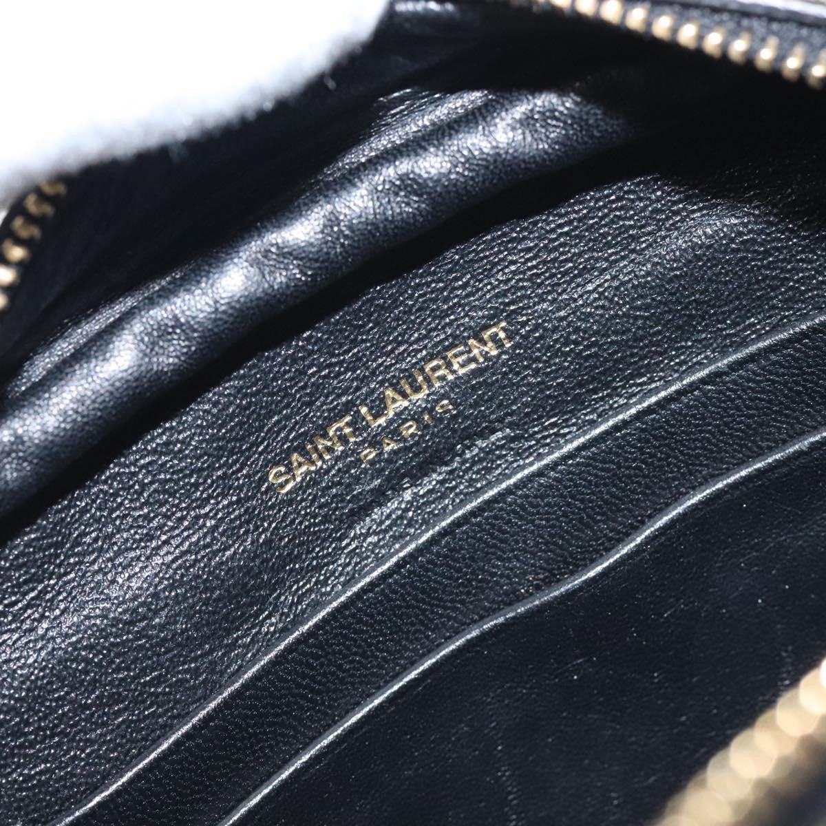 Saint Laurent Classic Monogram Blogger Crossbody Bag Leather, GOLD, LEATHER, Crossbody bag