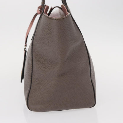 Gucci Swing Tote Leather, GRAY, LEATHER, Tote bag