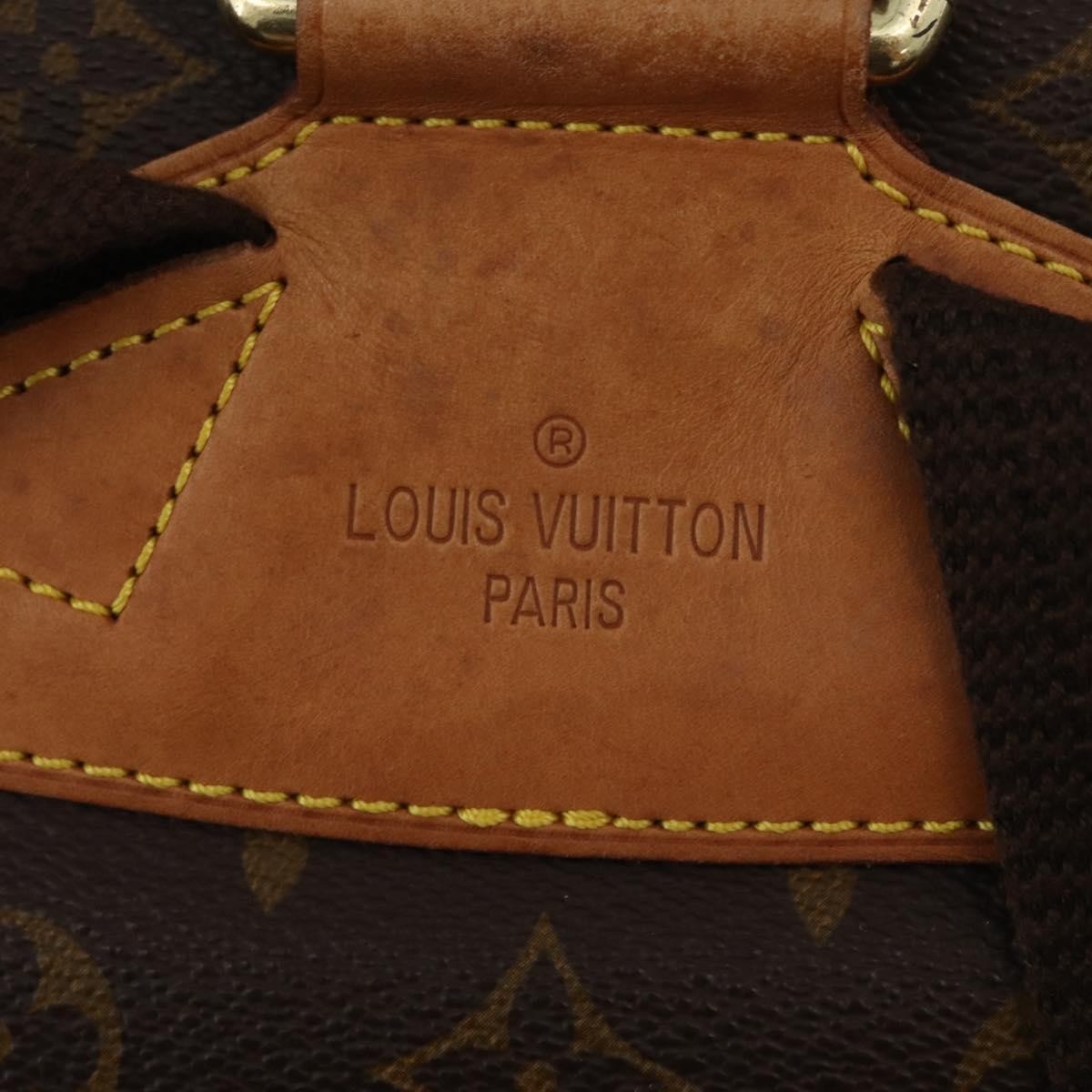 Louis Vuitton Vintage Montsouris Backpack Monogram Canvas, Brown, Canvas, Backpack