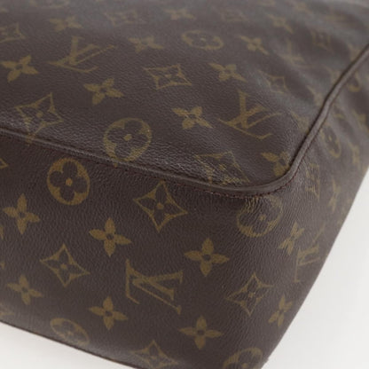 Louis Vuitton Looping Handbag Monogram Canvas, BROWN, CANVAS, Shoulder bag