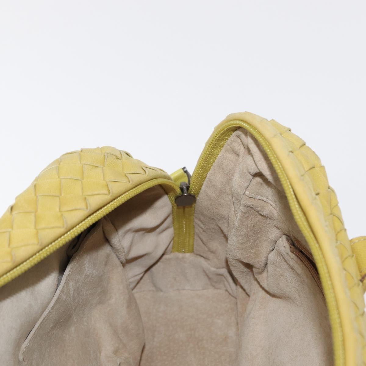 Bottega Veneta Vintage handbag Leather, YELLOW, LEATHER, Handbag