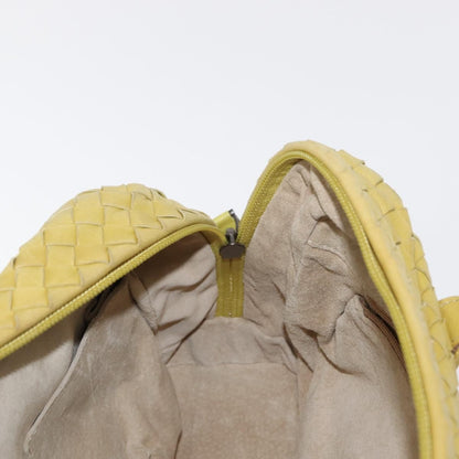 Bottega Veneta Vintage handbag Leather, YELLOW, LEATHER, Handbag