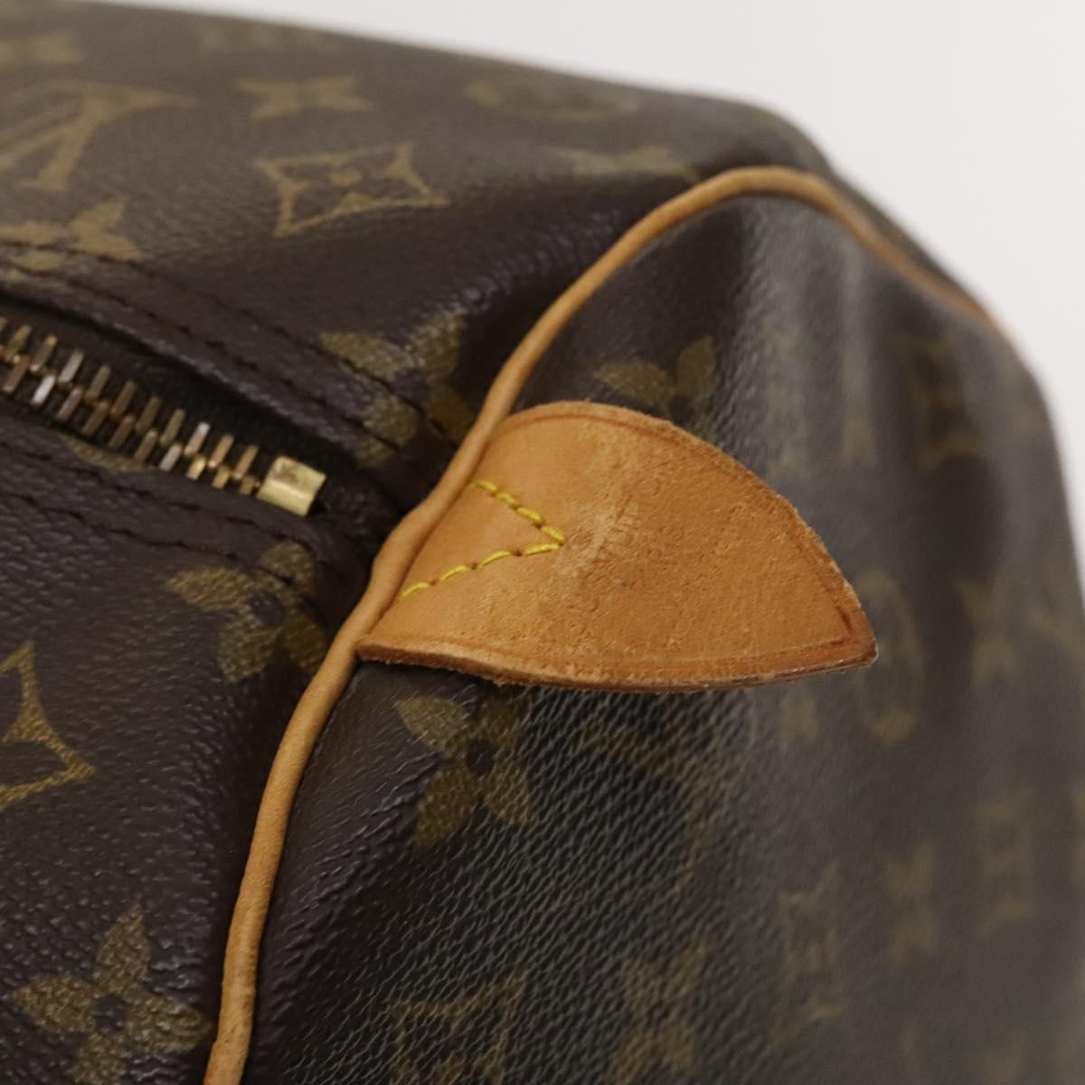 Louis Vuitton Keepall Bag Monogram Canvas, BROWN, CANVAS, Travel bag